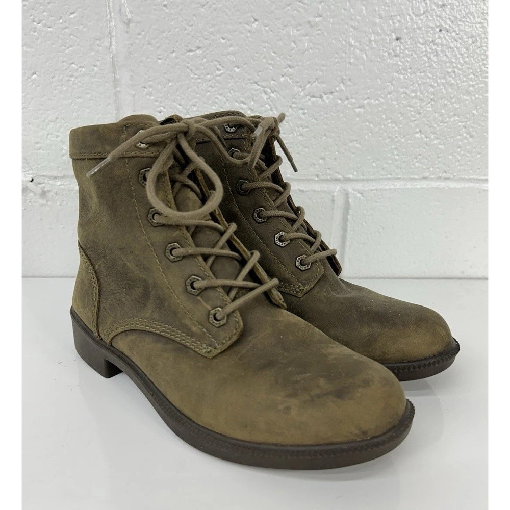 KODIAK Original All Season Waterproof Leather Boots Women's‎ 7 Green/ Brown